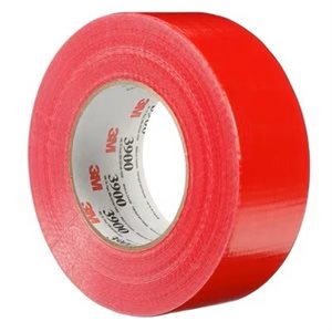 3M 7000144749 – 3M™ Multi-Purpose Duct Tape, 3900, red, 7.6 mil (0.19 mm), 1.89 in x 60 yd (48 mm x 55 m)