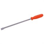 GRAY TOOLS 73418 - 18" SCREWDRIVER HANDLE PRY BAR, CURVED NICKEL PLATED BLADE