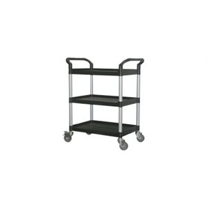 GRAY TOOLS 97403B - UTILITY CART COMPOSITE WITH 3 SHELVES