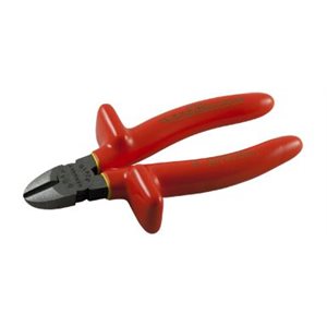 GRAY TOOLS B243B-I - 7-1 / 2" SIDE CUTTING, DIAMOND SLIM NOSE PLIERS, WITH VINYL GRIPS, 1" JAW, 1000V INSULATED