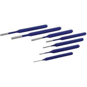 GRAY TOOLS C7PPS - 7 PIECE PIN PUNCH SET