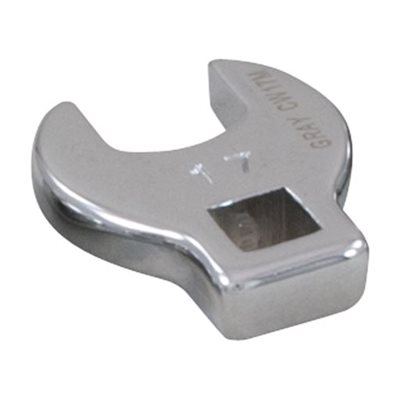 GRAY TOOLS CW12M - 3 / 8" DRIVE, 12MM OPEN END CROW FOOT WRENCH, CHROME FINISH