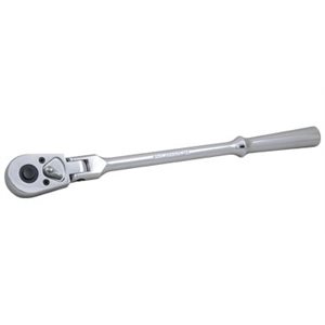 GRAY TOOLS T83 - 3 / 8" DRIVE 45 TOOTH CHROME REVERSIBLE RATCHET, FLEXIBLE HEAD, 11-3 / 8" LONG