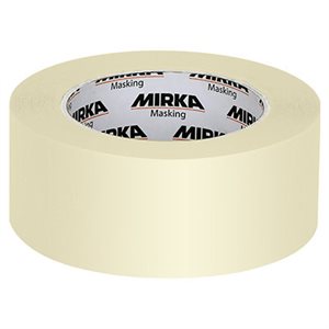MIRKA 9191004801 – MASKING TAPE 100°C WHITE LINE, 48MM X 50M, QTY. 24