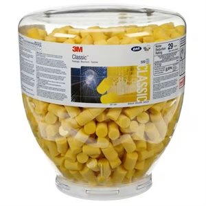 3M 7000002298 – E-A-R™ CLASSIC ONE TOUCH REFILL, 391-1001, YELLOW, ONE SIZE FITS MOST, 500 PAIR / CARTON
