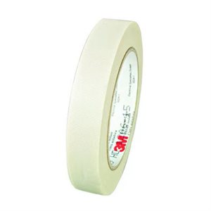 3M 7000132177 – SCOTCH® 69 GLASS CLOTH ELECTRICAL TAPE, WHITE, 1 IN X 36 YD, SILICONE THERMOSETTING ADHESIVE