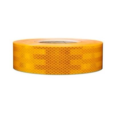 3M 7000004887 – DIAMOND GRADE™ CONSPICUITY MARKINGS, 983-71 ES, EDGE SEALED, YELLOW, 2 IN X 50 YD