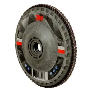3M 7100243875 – FLAP DISC 769F AB05936, 120+, QUICK CHANGE, TYPE 27, 4-1 / 2 IN X 5 / 8 IN-11, 10 / CASE