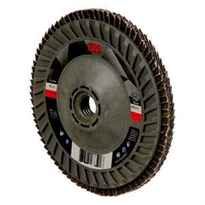 3M 7100243779 – FLAP DISC 769F AB05947, 40+, QUICK CHANGE, TYPE 29, 5 IN X 5 / 8 IN-11, 10 / CASE