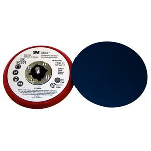 3M 7000118611 – STIKIT™ LOW PROFILE DISC PAD, 20351, RED, 5 IN X 3 / 8 IN (127 MM X 9.52 MM)