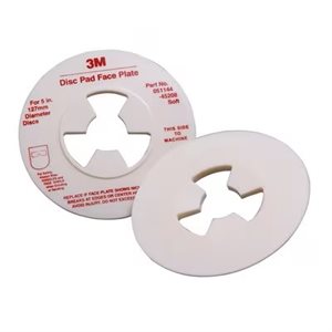 3M 7000120522 – DISC PAD FACE PLATE, 45194, WHITE, 7 IN (177.8 MM), SOFT