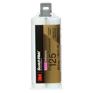 3M 7100148734 – ADHÉSIF ÉPOXYDE SCOTCH-WELD(MC) 3M(MC), DP125, TRANSPARENT, 48,5 ML (1,71 OZ LIQ.)