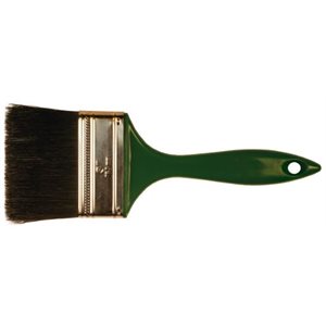 PFERD 89716 - 3" WALL BRUSH, BLACK BRISTLE FILL, GREEN PLASTIC HANDLE