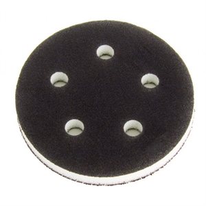 MIRKA 1055Y – GRIP FACED INTERFACE PAD WITH 5 HOLES, 5" DIA. 1 / 2" THICK, QTY. 5